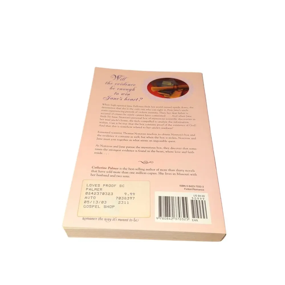 Love's Proof Catherine Palmer Paperback Fiction Romance Christian